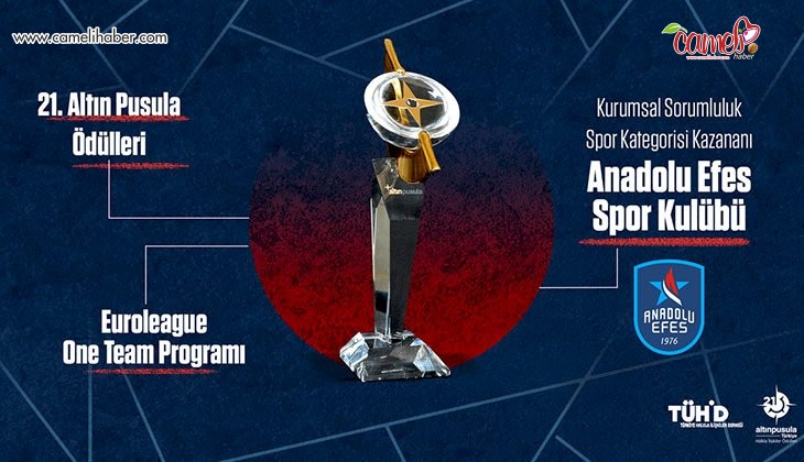Anadolu Efes Spor Kulübü’nün One Team Sosyal Sorumluluk Projesi, Altın Pusula’ya Layık Görüldü