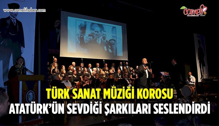 Atatürk, Salihli’de sevdiği şarkılarla anıldı