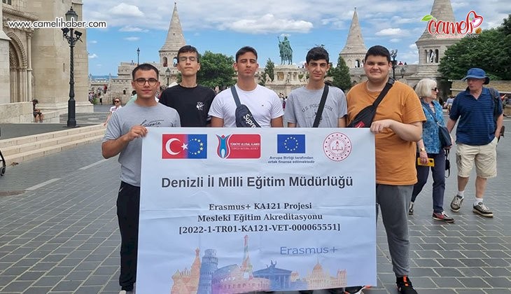 Avusturya’nın başkenti Viyana’da 40 gün staj yapan DOSTEK Koleji öğrencileri, yurda döndü