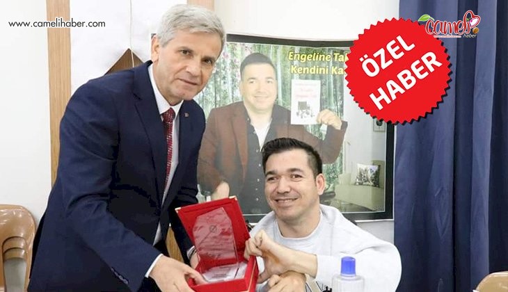 Başkan Hulusi Şevkan, ‘Mucize Yazar’ı onore etti