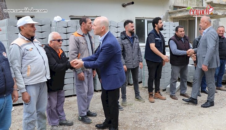 Başkan Özbaş, ekip arkadaşlarıyla bayramlaştı
