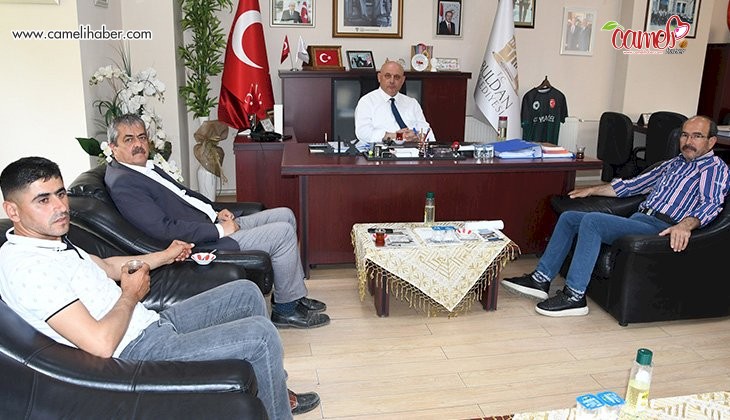 Başkan Şevik, Başkan Ayhan ile bir araya geldi