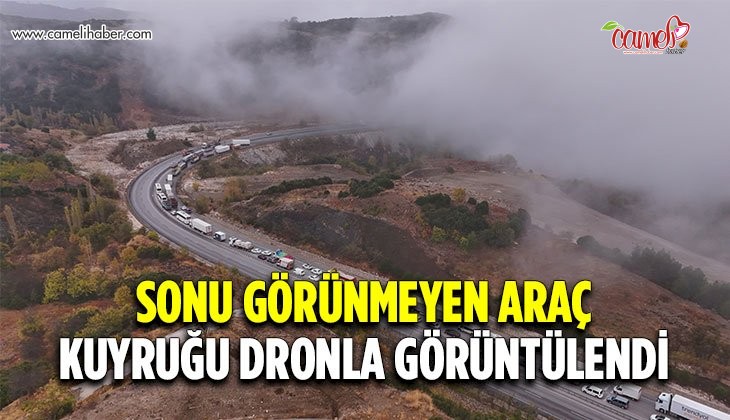 Burdur-Antalya Karayolu'nda tır makasladı, kilometrelerce araç kuyruğu oluştu
