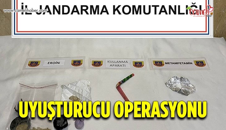 Burdur’da jandarmadan uyuşturucu ve kaçakçılık operasyonu