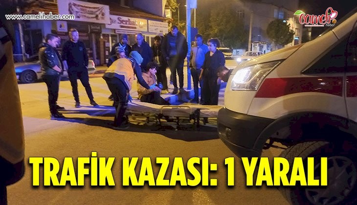 Burdur'da motosiklet ile otomobil çarpıştı: 1 yaralı