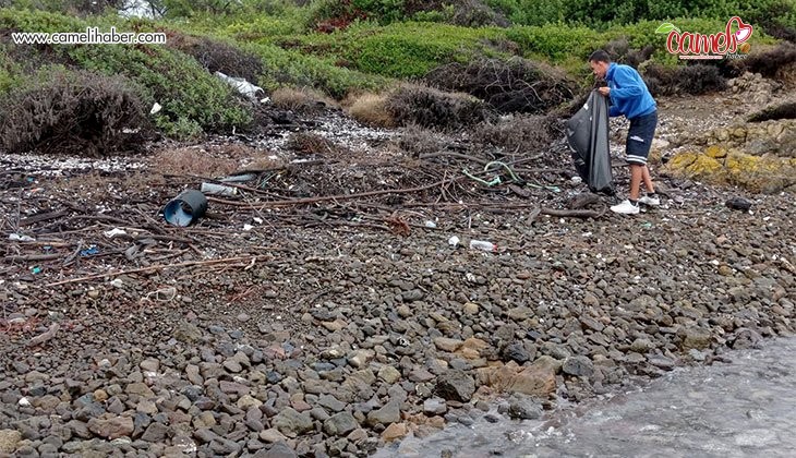 Büyükşehir Gökova Körfezi’nden günlük 3 bin 420 kilogram çöp topladı