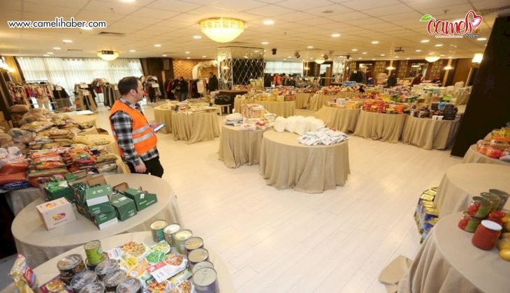 ’Canik Destek Marketi’ ile depremzedelerin ihtiyaçları karşılanıyor