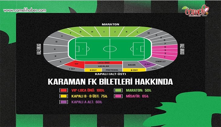 Denizlispor-Karaman FK maçı biletleri satışa çıktı