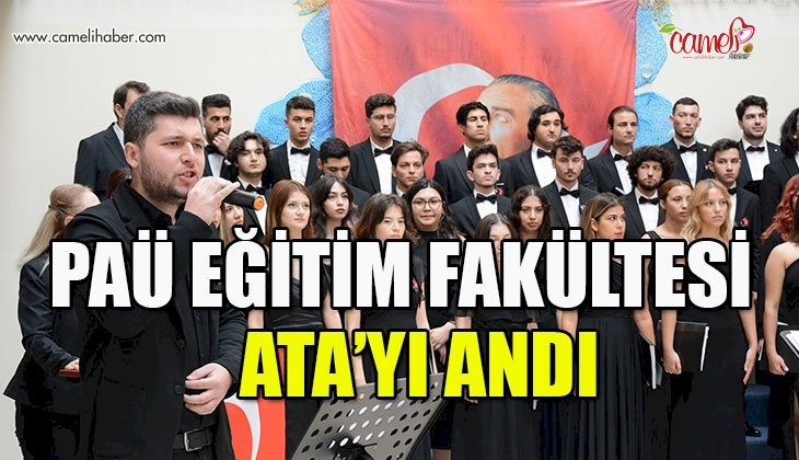 Eğitim Fakültesi 10 Kasım'da Atatürk'ü andı
