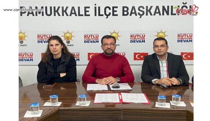 AK Parti Pamukkale İlçe Başkanı Uğur Gökbel'in Basın Açıklaması