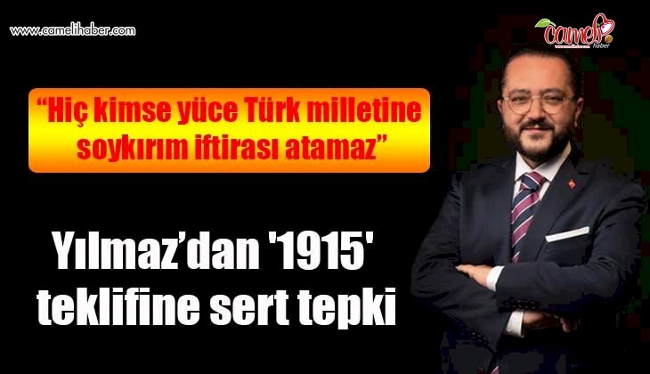 “Hiç kimse yüce Türk milletine soykırım iftirası atamaz”