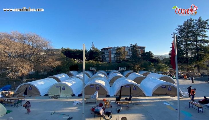 Kartal Belediyesi Hatay’da afet koordinasyon çadırı kurdu