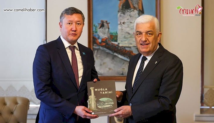 Kazakistan Antalya Başkonsolosu Kanafeyev, Başkan Gürün’ü ziyaret etti