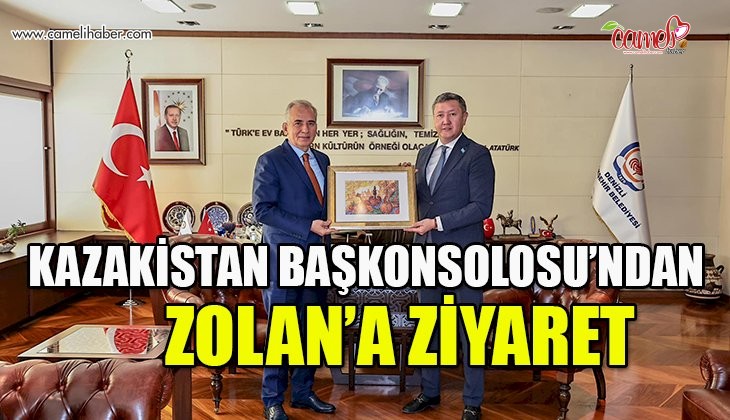 Kazakistan Konsolosundan Zolan'a ziyaret