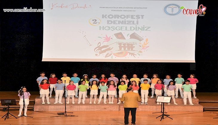 Korofest Denizli Okul Koroları Festivali Başladı
