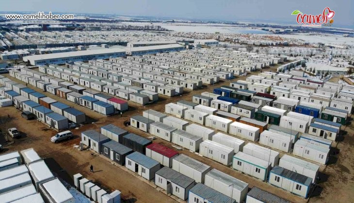 Malatya’da 10 bin kişinin barınacağı konteyner kente aileler yerleşmeye başladı