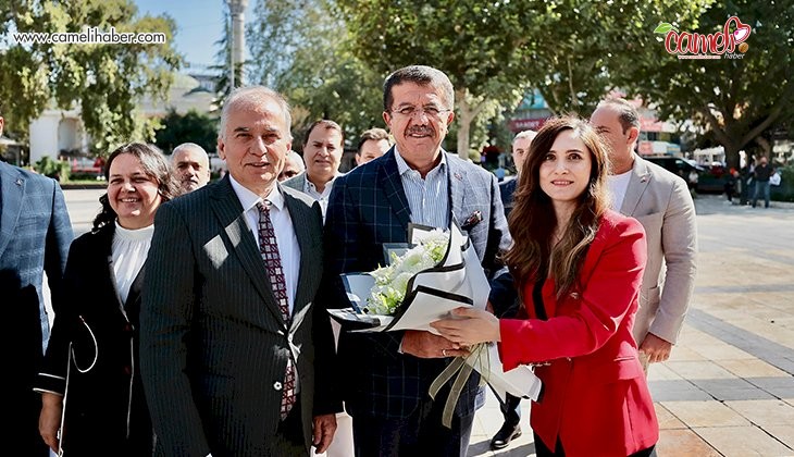 Nihat Zeybekci’den Başkan Osman Zolan’a ziyaret