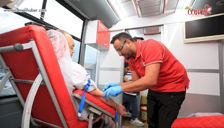 Pamukkale Belediye personelleri kan bağışladı 