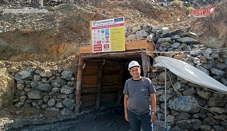 Reaching the ore in Akçaalan is the last 40 meters.