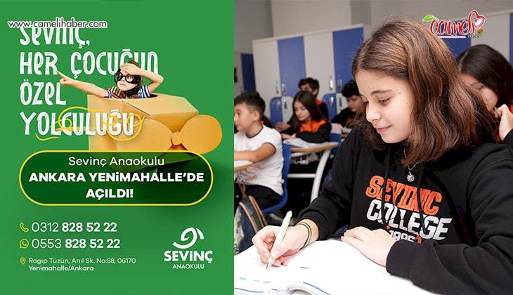 Sevinç Eğitim Kurumları Yeni Eğitim Öğretim Yılına Ankara Yenimahalle Anaokulu Şubesi ile “Merhaba” Dedi!